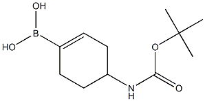 4-Boc-amino-cyclohex-1-enyl-boronic acid Structure