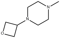 1-methyl-4-(oxetan-3-yl)piperazine Structure