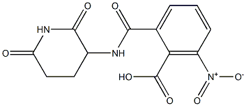 2-((2,6-dioxopiperidin-3-yl)carbamoyl)-6-nitrobenzoic acid Structure