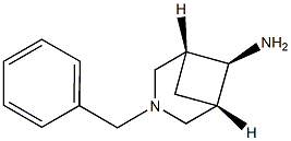 exo-(1R,5S,6s)-3-benzyl-3-azabicyclo[3.1.1]heptan-6-amine Struktur