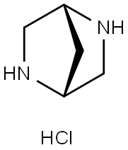 (1R,4R)-2,5-二氮杂-双环[2.2.1]庚烷二盐酸盐 结构式
