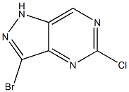 3-Bromo-5-chloro-1H-pyrazolo[4,3-d]pyrimidine Struktur