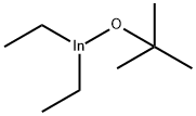 (t-Butoxy)diethylindium, 98%, 30615-27-1, 结构式