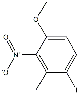 1-Iodo-4-methoxy-2-methyl-3-nitro-benzene Structure