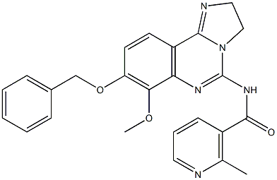 N-(8-(benzyloxy)-7-methoxy-2,3-dihydroimidazo[1,2-c]quinazolin-5-yl)-2-methylnicotinamide Structure