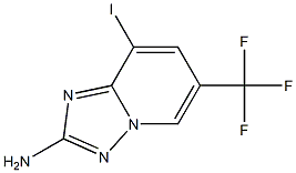 8-Iodo-6-trifluoromethyl-[1,2,4]triazolo[1,5-a]pyridin-2-ylamine