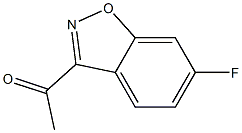 1-(6-fluorobenzo[d]isoxazol-3-yl)ethanone,,结构式