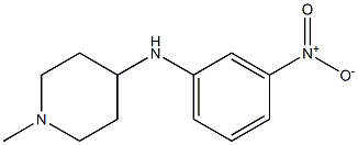 1-methyl-N-(3-nitrophenyl)piperidin-4-amine,,结构式