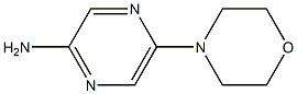 5-morpholinopyrazin-2-amine 化学構造式