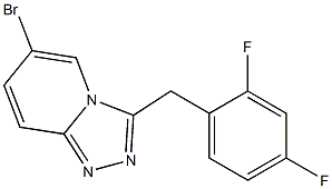 6-bromo-3-(2,4-difluorobenzyl)-[1,2,4]triazolo[4,3-a]pyridine