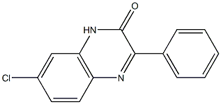 7-chloro-3-phenylquinoxalin-2(1H)-one Struktur
