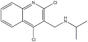 N-((2,4-dichloroquinolin-3-yl)methyl)propan-2-amine Struktur