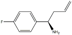 (R)-1-(4-fluorophenyl)but-3-en-1-amine,,结构式