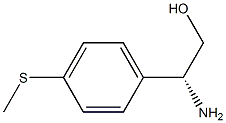 (R)-2-amino-2-(4-(methylthio)phenyl)ethanol,,结构式