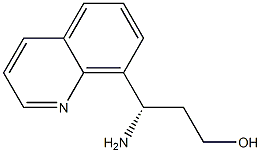 (S)-3-amino-3-(quinolin-8-yl)propan-1-ol,,结构式