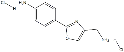 4-(4-Aminomethyl-oxazol-2-yl)-phenylamine dihydrochloride Struktur