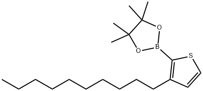 2-(3-decylthiophen-2-yl)-4,4,5,5-tetramethyl-1,3,2-dioxaborolane Structure