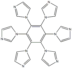 1,2,3,4,5,6-hexa(1H-imidazol-1-yl)benzene Structure