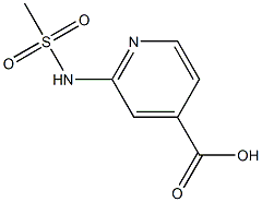 2-(methylsulfonamido)isonicotinic acid Struktur