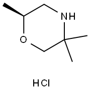 (2S)-2,5,5-Trimethylmorpholine Hydrochloride Structure