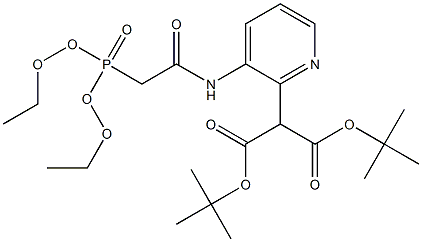 2512211-90-2 di-tert-butyl 2-(3-(2-(diethoxyphosphoryl)acetamido)pyridin-2-yl)malonate