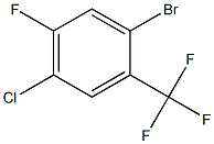 1-Bromo-4-chloro-5-fluoro-2-trifluoromethyl-benzene, 2169320-40-3, 结构式