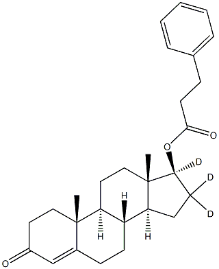 Testosterone-16,16,17-d3 3-Phenylpropionate	 Structure