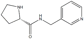 (S)-N-(pyridin-3-ylmethyl)pyrrolidine-2-carboxamide Structure