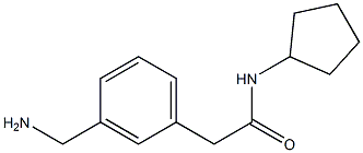  2-(3-(aminomethyl)phenyl)-N-cyclopentylacetamide