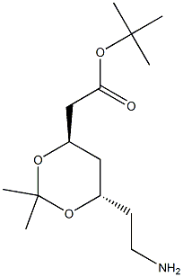 tert-butyl 2-((4R,6S)-6-(2-aminoethyl)-2,2-dimethyl-1,3-dioxan-4-yl)acetate