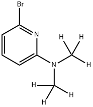 2-Bromo-6-(dimethylamino-d6)-pyridine Structure