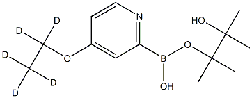 4-(Ethoxy-d5)-pyridine-2-boronic acid pinacol ester Struktur