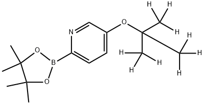 5-(tert-Butoxy-d9)-pyridine-2-boronic acid pinacol ester Struktur