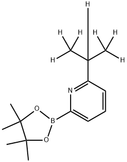 6-(iso-Propyl-d7)-pyridine-2-boronic acid pinacol ester Struktur