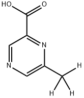 6-(Methyl-D3)-pyrazine-2-carboxylic acid Structure