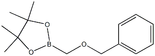 2-(benzyloxymethyl)-4,4,5,5-tetramethyl-1,3,2-dioxaborolane Structure