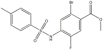 Methyl 2-Bromo-5-fluoro-4-(4-methylphenylsulfonamido)benzoate|Methyl 2-Bromo-5-fluoro-4-(4-methylphenylsulfonamido)benzoate