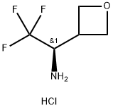 (R)-2,2,2-TRIFLUORO-1-(OXETAN-3-YL)ETHAN-1-AMINE HCL Structure