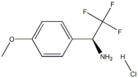 (S)-2,2,2-TRIFLUORO-1-(4-METHOXYPHENYL)ETHANAMINE HCL, 929642-56-8, 结构式