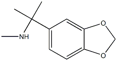 [2-(2H-1,3-benzodioxol-5-yl)propan-2-yl](methyl)amine,,结构式