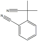 2-(1-cyano-1-methylethyl)benzonitrile Structure