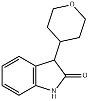 3-(TETRAHYDRO-2H-PYRAN-4-YL)INDOLIN-2-ONE Structure