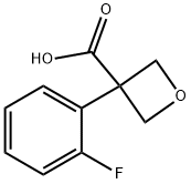 3-(2-FLUOROPHENYL)OXETANE-3-CARBOXYLIC ACID Structure