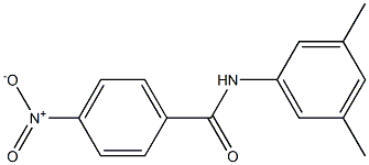 N-(3,5-Dimethylphenyl)-4-nitrobenzamide, 97%, 169945-53-3, 结构式