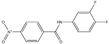 N-(3,4-Difluorophenyl)-4-nitrobenzamide, 97% 化学構造式