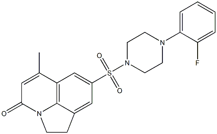  8-((4-(2-fluorophenyl)piperazin-1-yl)sulfonyl)-6-methyl-1H-pyrrolo[3,2,1-ij]quinolin-4(2H)-one