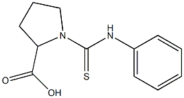 1-(phenylcarbamothioyl)pyrrolidine-2-carboxylic acid Structure