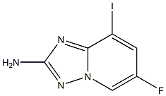 6-Fluoro-8-iodo-[1,2,4]triazolo[1,5-a]pyridin-2-ylamine|