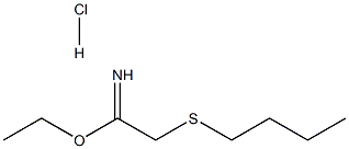 ethyl 2-(butylthio)acetimidate hydrochloride Structure