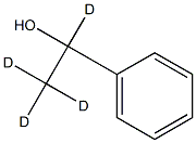 1-PHENYLETHANOL (1,2,2,2-D4, 98%) Structure